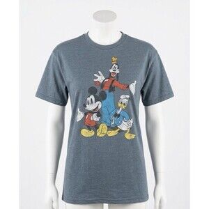 Vintage Disney Mickey Mouse & Friends T-Shirt XXL Blue Heather Distressed Retro